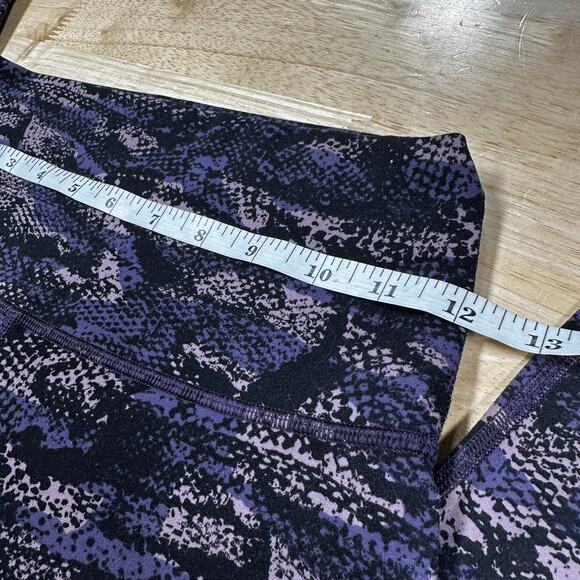 Lululemon Align Pant 24" Length Women's Size 4 Rip Wave Purple Thunder Black GUC - Picture 6 of 8